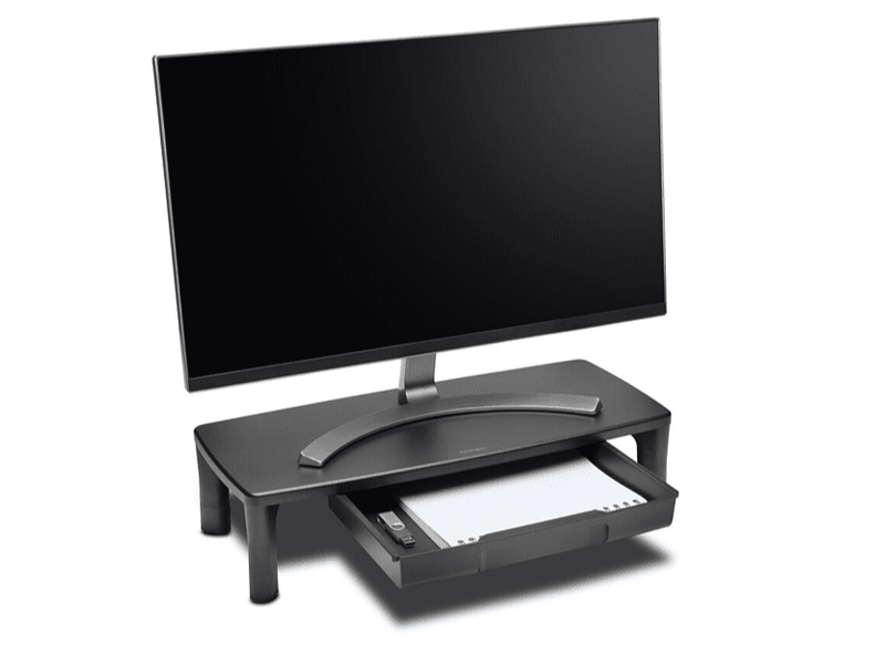 Kensington SmartFit Monitorállvány, állítható, fiókkal (K55725EU)