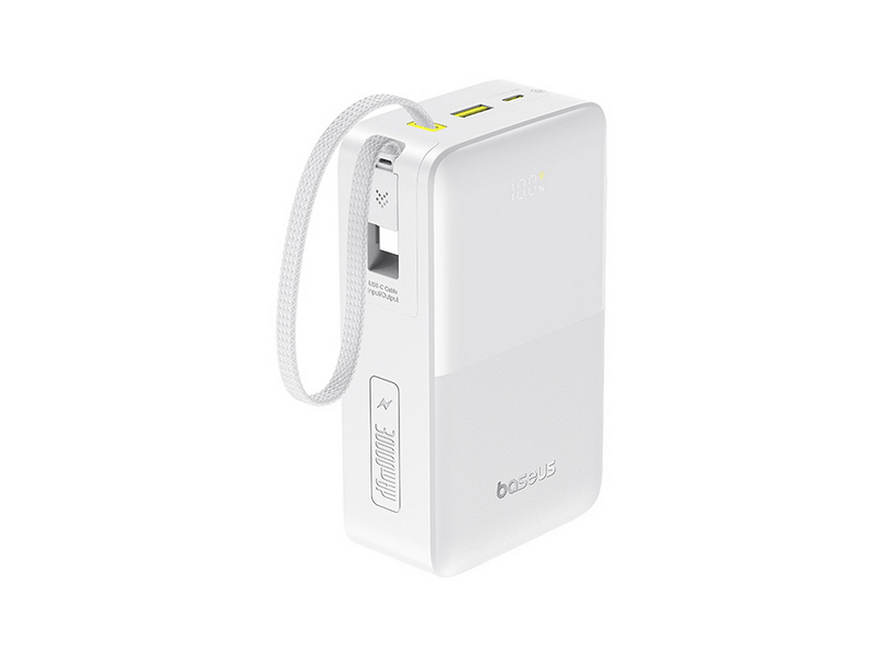 Baseus Bipow 2 Pro 30000 mAh Powerbank, fehér (E0028101)