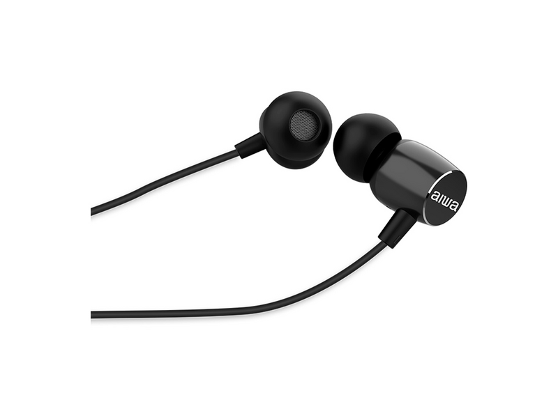 Aiwa ESTM-30BK Vezetékes fülhallgató, fekete