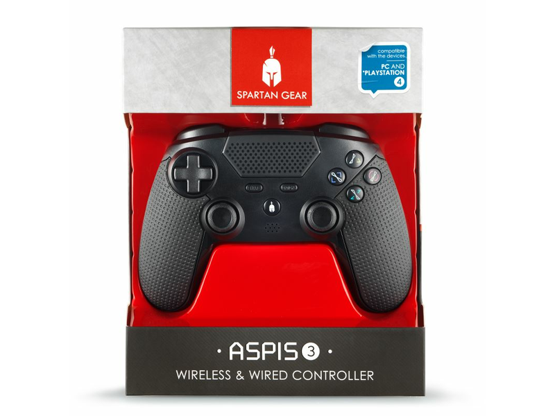 PS4 Aspis 3 Wired&Wireless Contr. Black