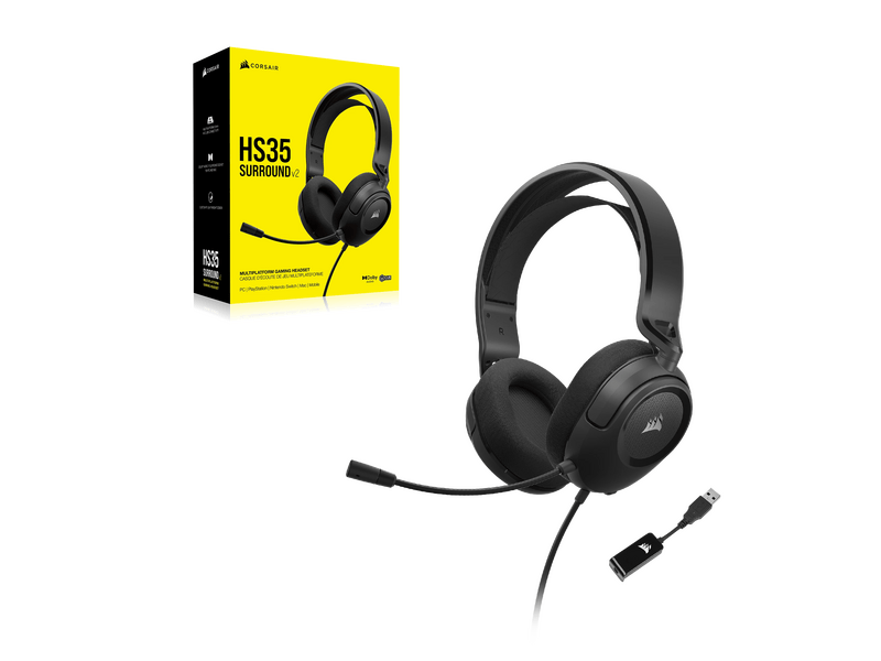 Corsair HS35 Surround v2 Multiplatform Gaming Headset (CA-9011386-EU)