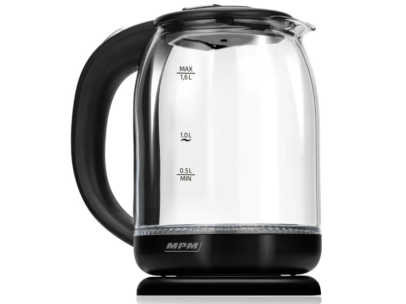 MPM MCZ-129 Vízforraló 1,6l, üveg, 1500W