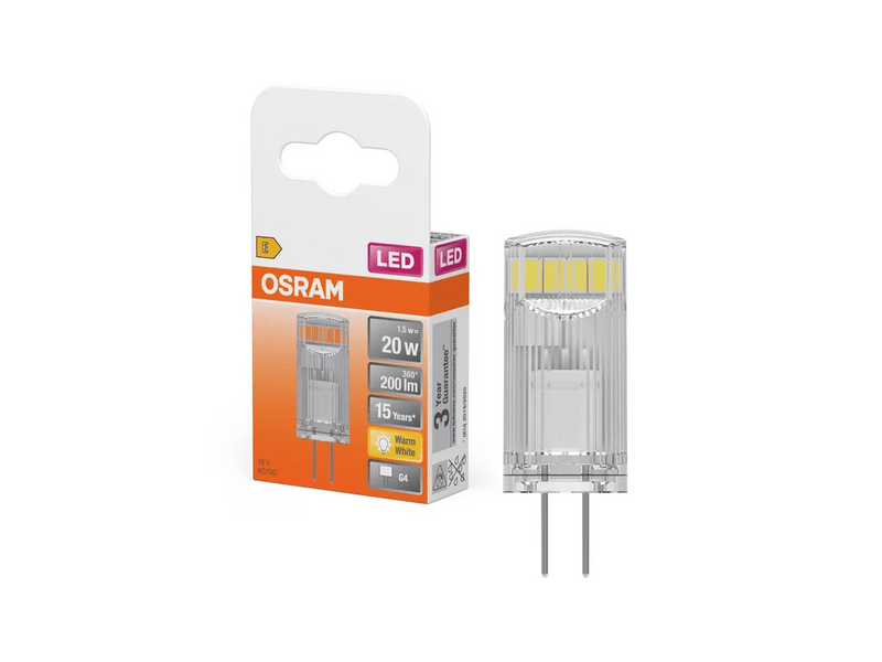 Osram LED PIN 20 320° 1.5W 827 Clear G4