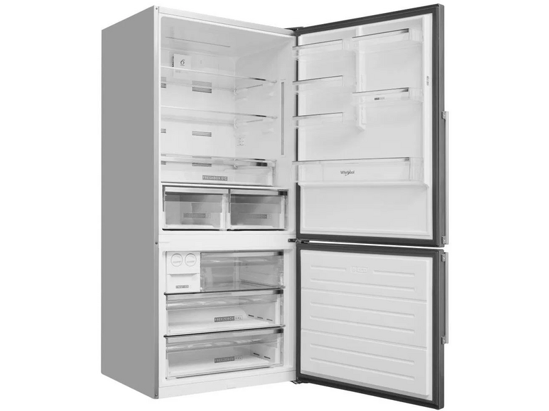 Whirlpool W84BE 73 X Alulfagyasztós kombinált hűtőszekrény
