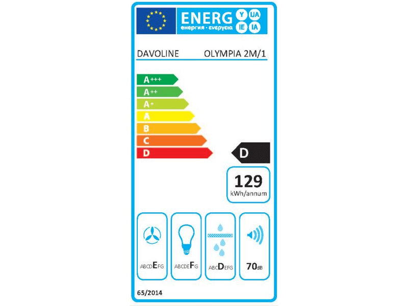 Davoline Olympia 360 LUX Páraelszívó, inox