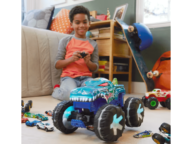 Hot Wheels Monster Trucks 1:15 Mega-Wrex távirányítós autó (JBD90)