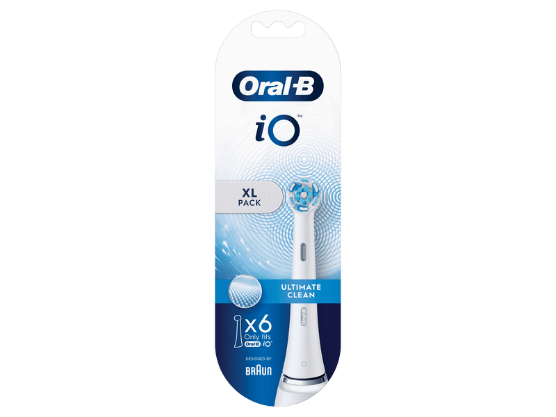 Oral-B iO Ultimate Clean glava četkice za zube, bijela, 6 kom (80368177)
