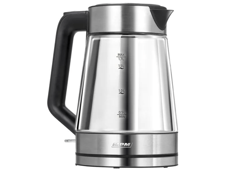 MPM MCZ-122 Vízforraló, 1.7l, üveg-króm