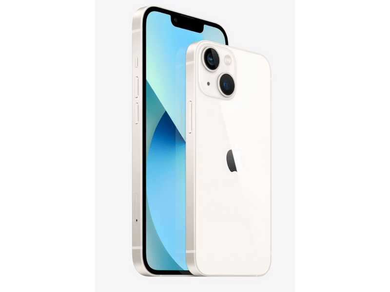 Apple iPhone 13 128GB Okostelefon, Csillagfény fehér (MLPG3HU/A)