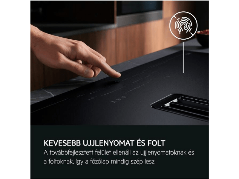 AEG TH84CC23CZ Beépíthető indukciós főzőlap páraelszívóval, SaphirMatt®
