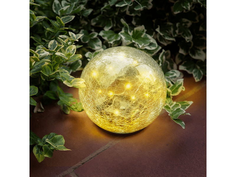 Garden of Eden 11760C Leszúrható szolár üveggömb, 15 cm