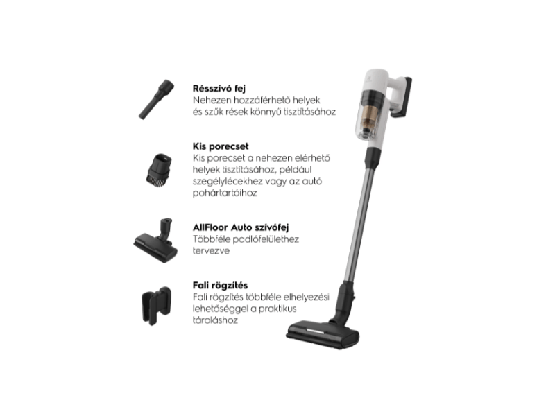 Electrolux EP72UB21SW 700 vezeték nélküli álló porszívó