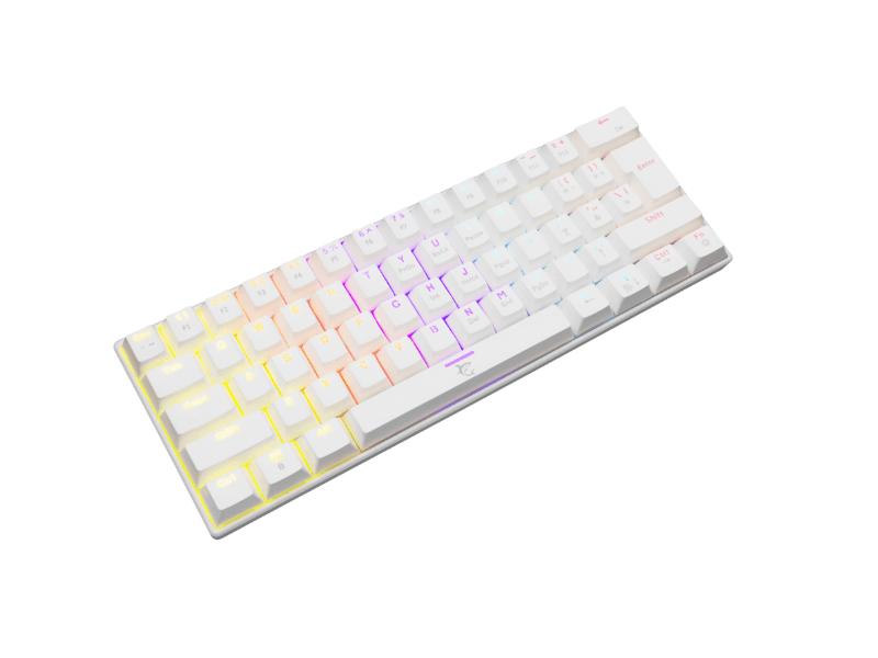 White Shark GK-2022W/BL-HU Shinobi Mechanikus Gaming Billentyűzet