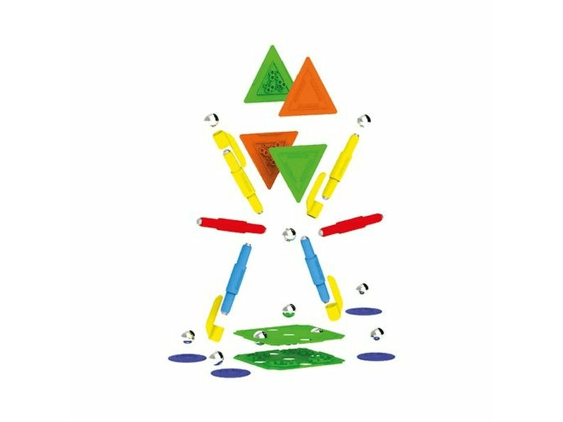 Supermag Projects Multicolor 30 db-os mágneses építőjáték (SMG 0650)