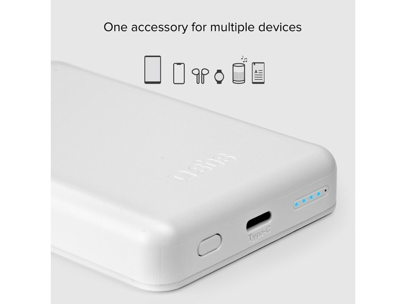 SBS - PowerBank 5000mAh 10W fehér