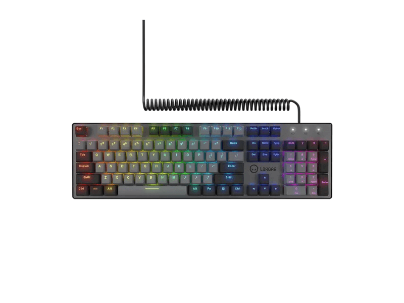 Lorgar Azar 514 Billentyűzet, US, fekete (LRG-GK514B-US)