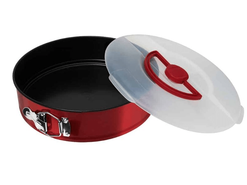 Berlinger Haus BH1554A Metallic Line Burgundy Edition Kör alakú tortaforma fedéllel