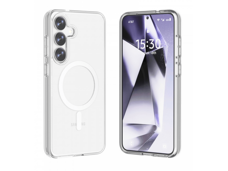 Cellect Samsung Galaxy A57 mágneses szilikon tok, átlátszó (CEL-MAG-A57-TP)