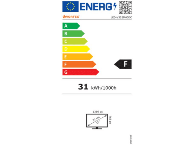 Vortex V32SM60DC HD LED Smart Televízió