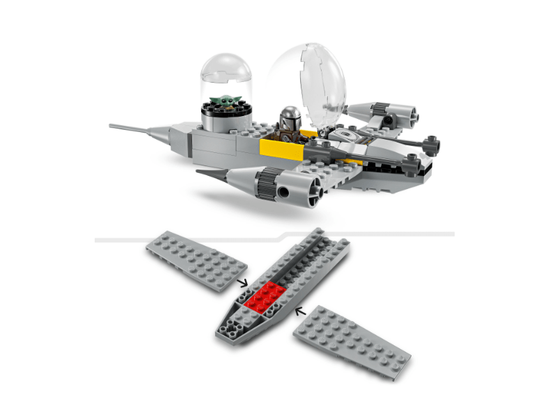 LEGO® Star Wars™ Mando és Grogu N1-es vadászgépe (75410)