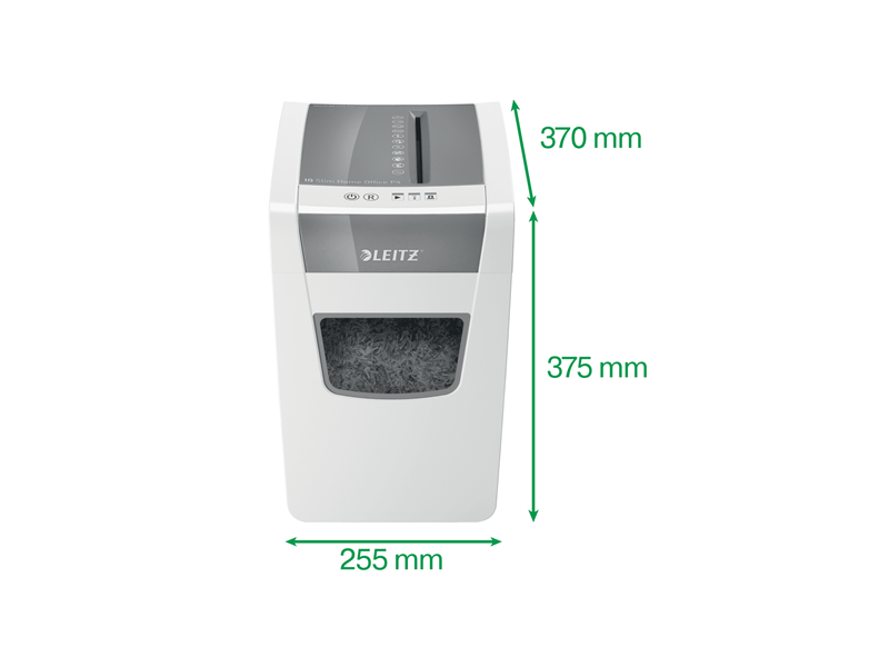 Leitz IQ Slim Home Office Papír iratmegsemmisítő, P4 (80010000)