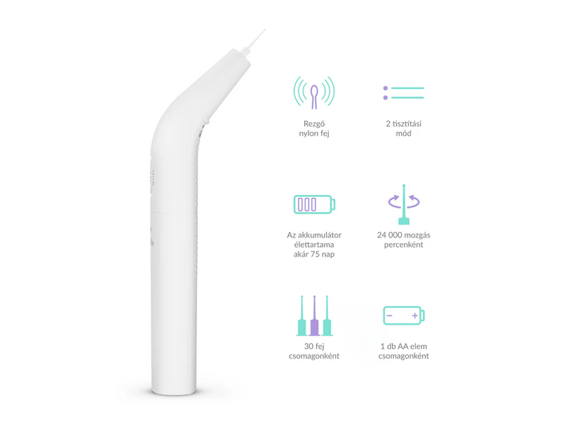 TrueLife InterdentBrush I3 elektromos fogközkefe, fehér