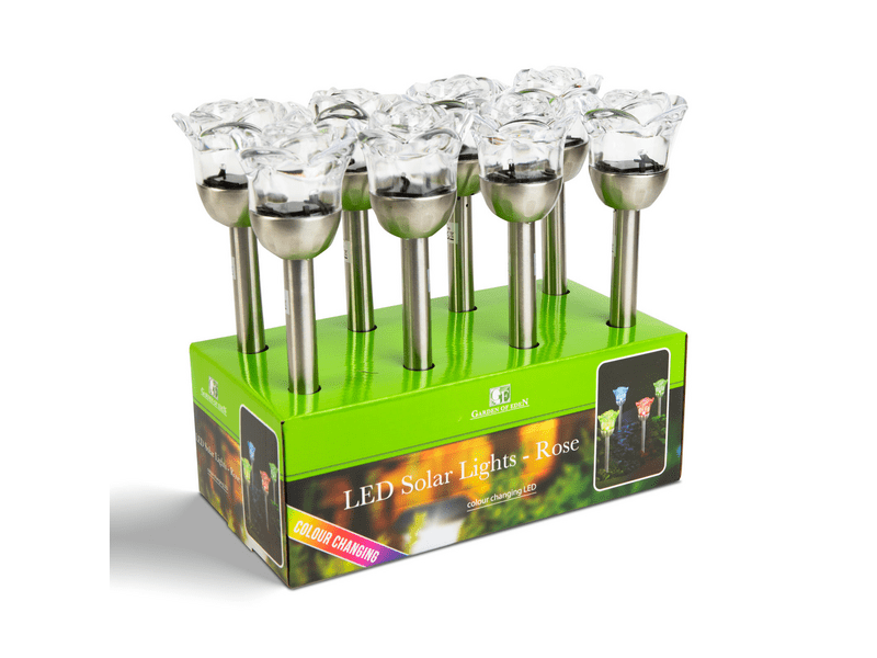 Garden of Eden 11774 Leszúrható szolár rózsa