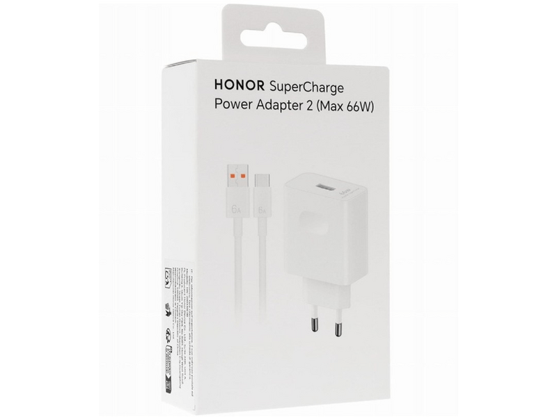 Honor SuperCharge 66W Hálózati töltő + kábel, fehér (5503ABQX)