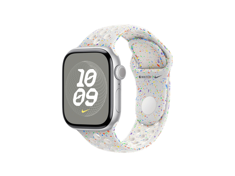 Apple Watch 42 mm-es platinaszín Nike sportszíj, M/L (MYJN3ZM/A)