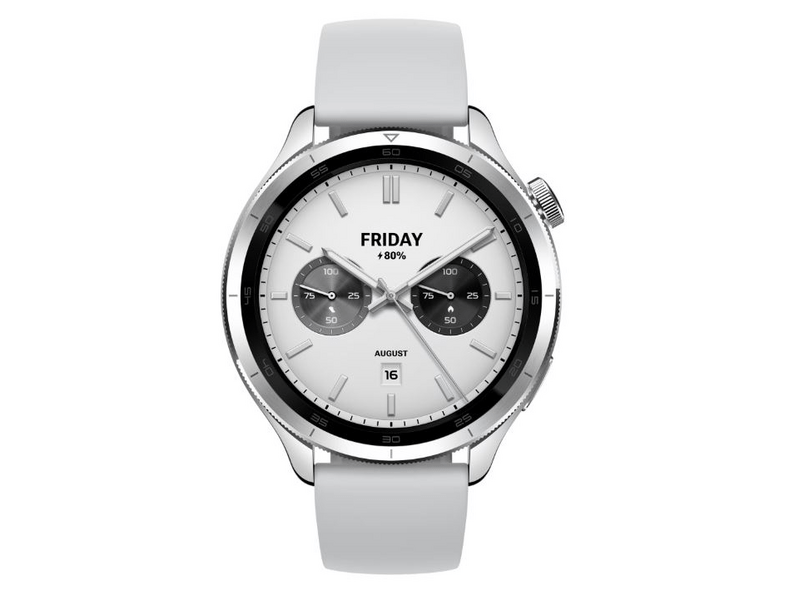 Xiaomi Watch S4 okosóra, ezüst (BHR9197GL)