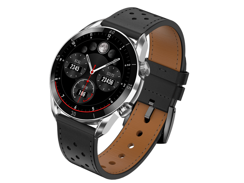 Garett V10 ezüst-fekete okosóra