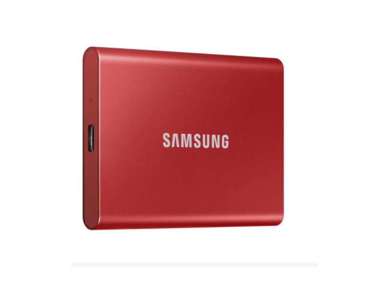 Samsung 500GB T7 külső SSD meghajtó piros (MU-PC500R)