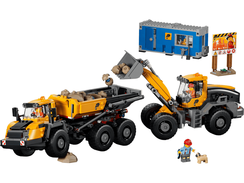 LEGO® City Homlokrakodó és billenőplatós teherautó (60494)
