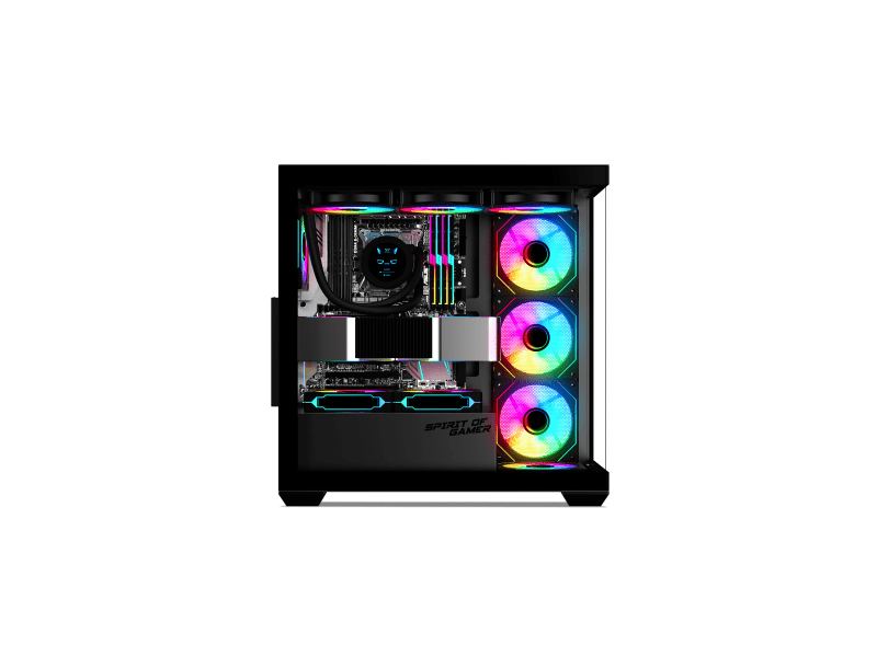 Spirit of Gamer Spark Black Számítógépház ATX