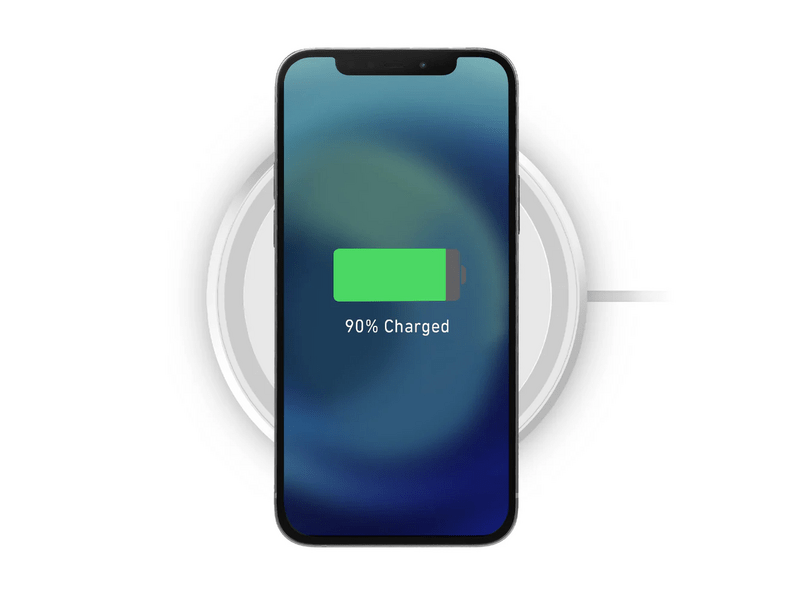SBS Vezeték nélküli Qi töltő, fehér (TEWIRELESSUF15W)