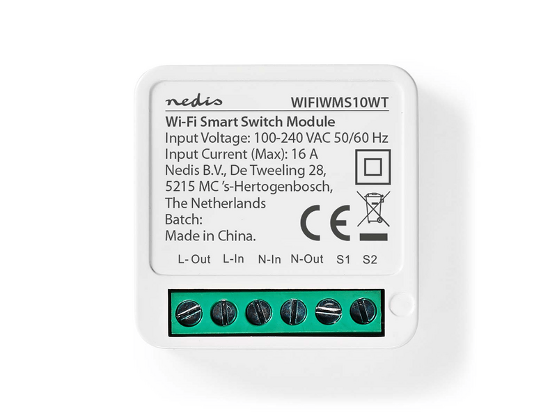 Nedis WIFIWMS10WT SmartLife Főkapcsoló