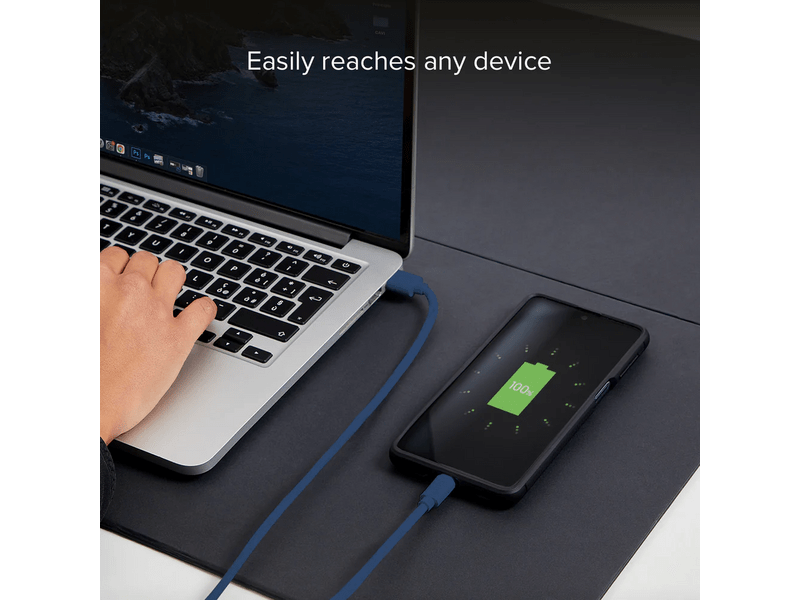 SBS Polo USB-C silikonski kabel, 1 m, plavi (TECABLPOLOTYPECB)