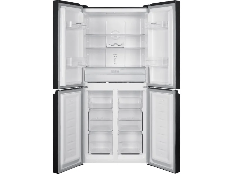 MPM MPM-404-SBF-09 Side by side hűtőszekrény, fekete