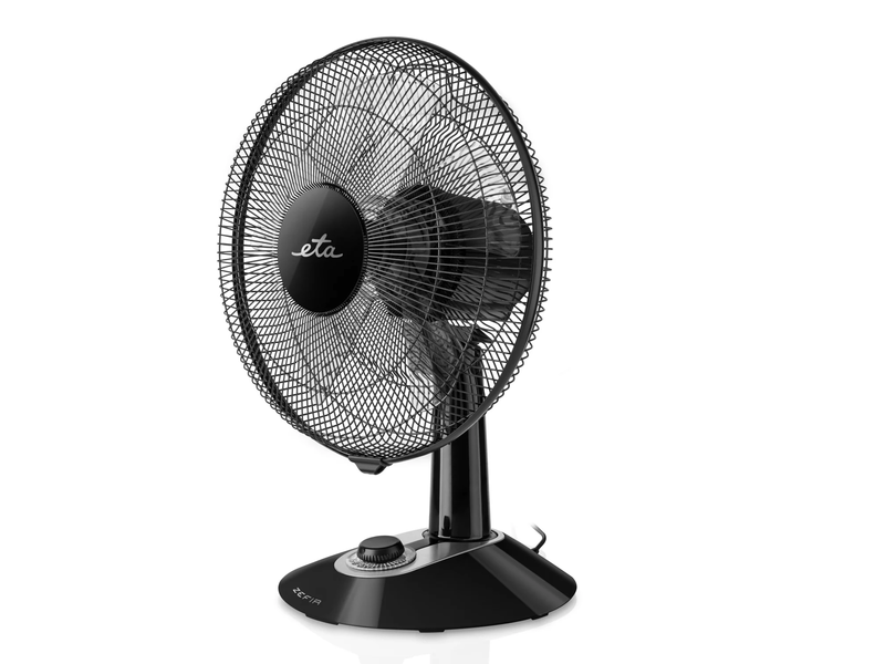 Eta Zefir asztali ventilátor, fekete (160790010)