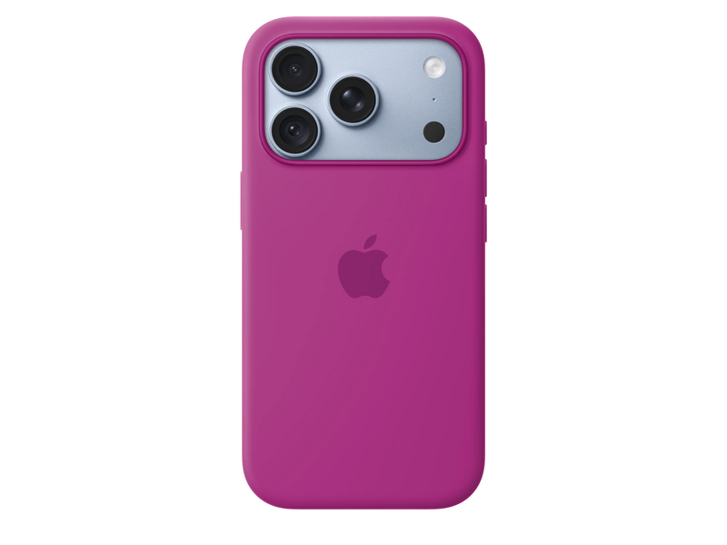 Apple iPhone 18 Pro szilikon tok, MagSafe-rögzítésű, magenta (MK8T4ZM/A)