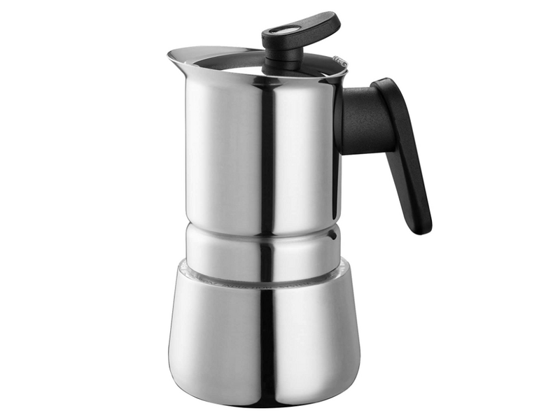 Pedrini 02CF036 Rozsdamentes acél kávéfőző, 2 csészés