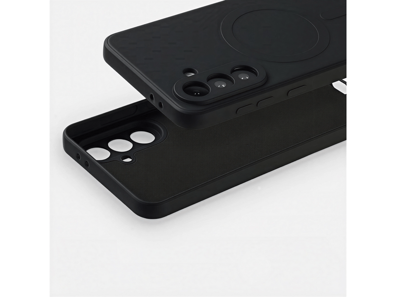 Cellect Samsung Galaxy A37 Mágneses szilikon tok, fekete