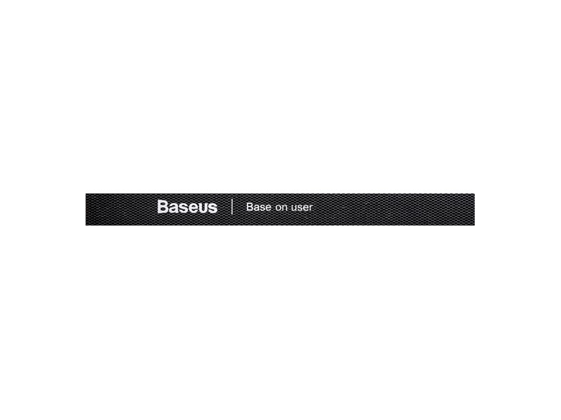 Baseus tépőzáras kábelkötöző, 3m, fekete (ACMGTF01)