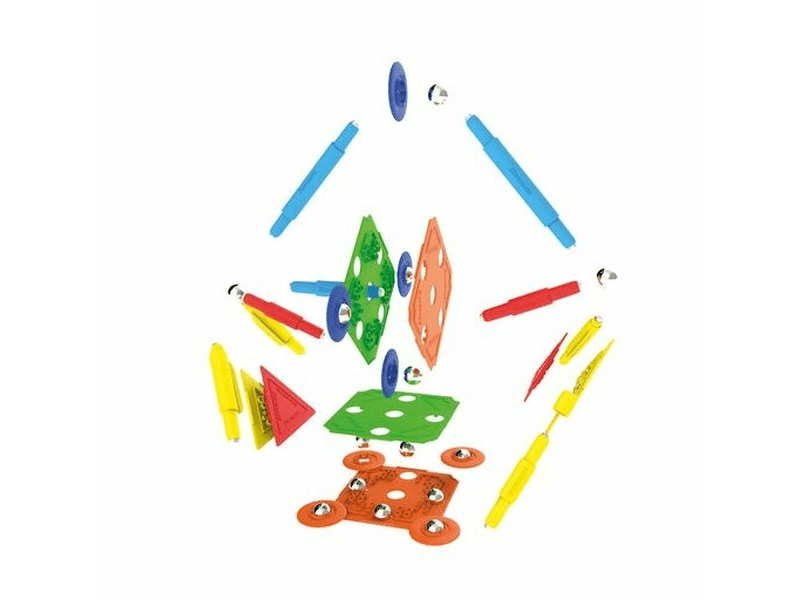 Supermag Projects Multicolor 45 db-os mágneses építőjáték (SMG 0651)