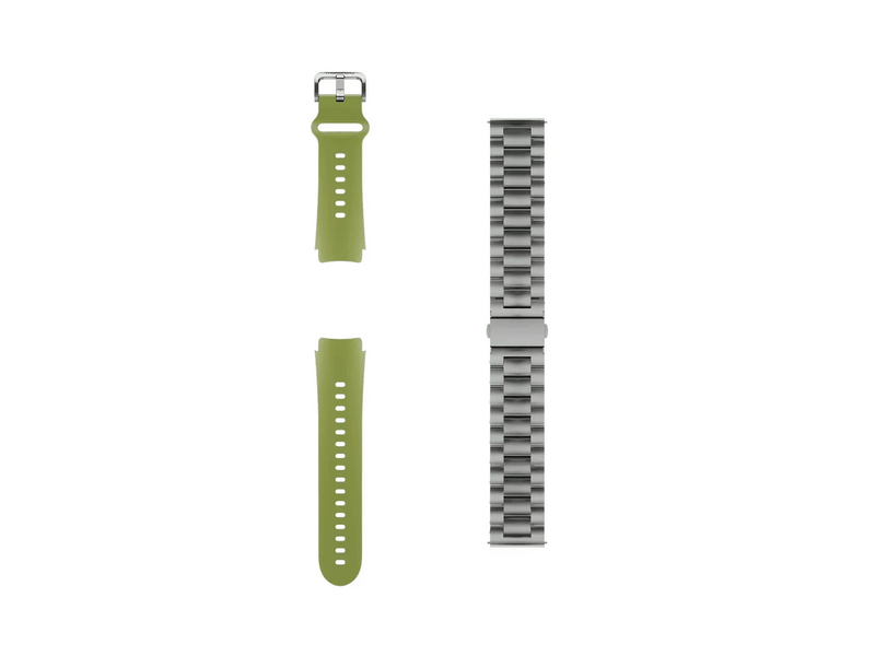 Motorola Moto Watch Okosóra, Ezüst/zöld (PG38C08264)