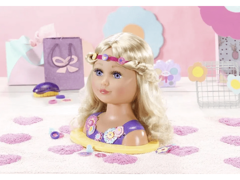 Baby Born fésülhető/ sminkelhető babafej (825990)