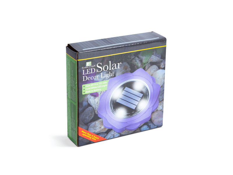 Garden of Eden 11767C Leszúrható szolár lámpa, lila