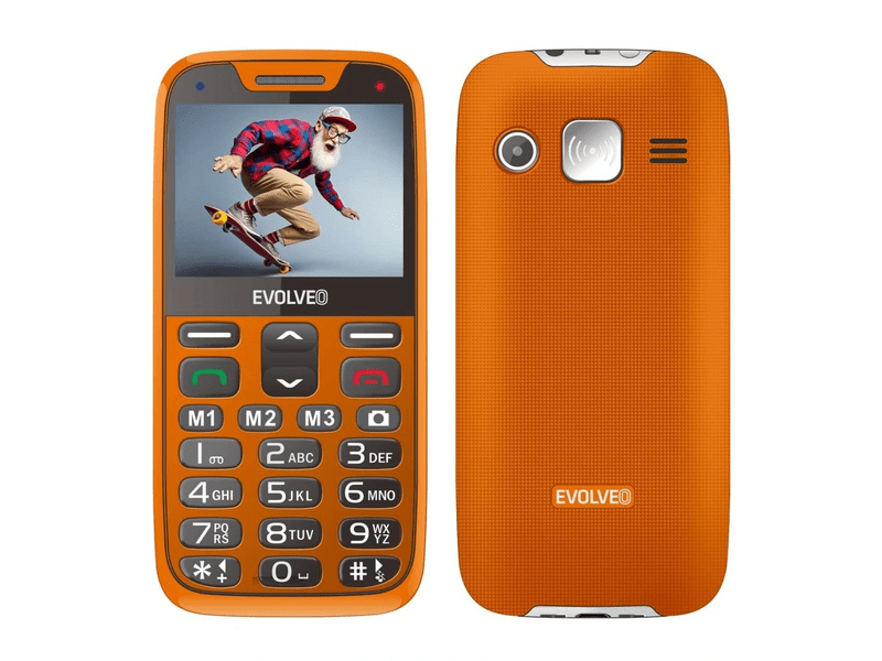 Evolveo EasyPhone XR EP601 Mobiltelefon, Narancssárga (EP-601-XR-OR)