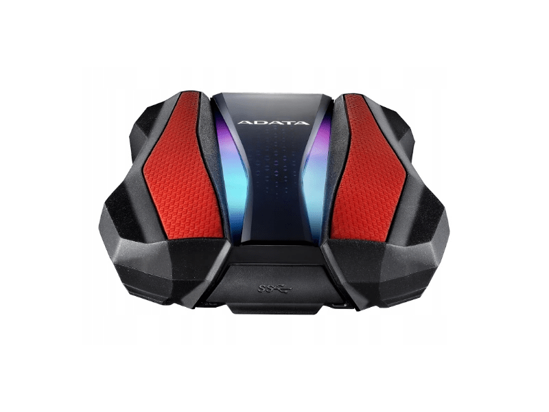 Adata 2TB USB 3.2 ütés és vízálló külső HDD, piros (770G2TU32G1CRD)