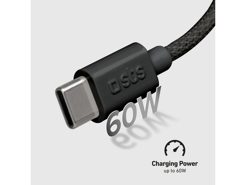 SBS USB Type-C kabel 1,5 m, crni